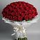 Букет 101 Красная роза Блэк Мэджик в Армизонском