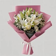 Букет цветов из:  Лилии в Армизонском