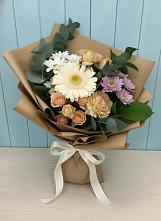 Букет цветов из:  Герберы и Хризантемы в Армизонском