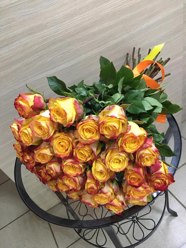 Букет Желтые розы в Армизонском