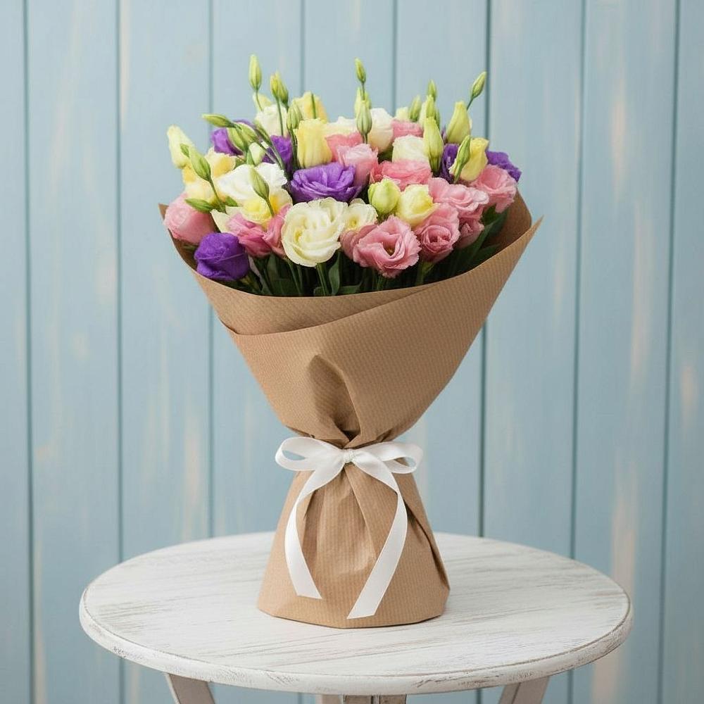 Букет цветов из: Лизиантусы в Армизонском