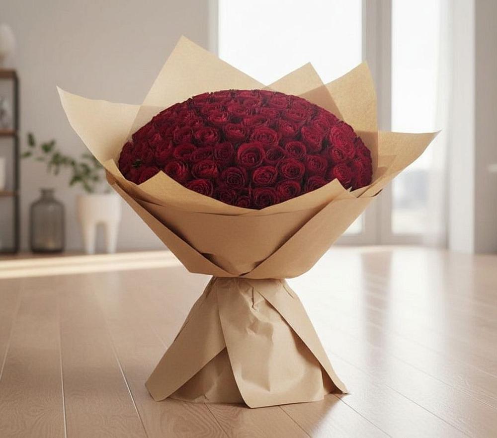 Букет 101 Красная роза в Армизонском