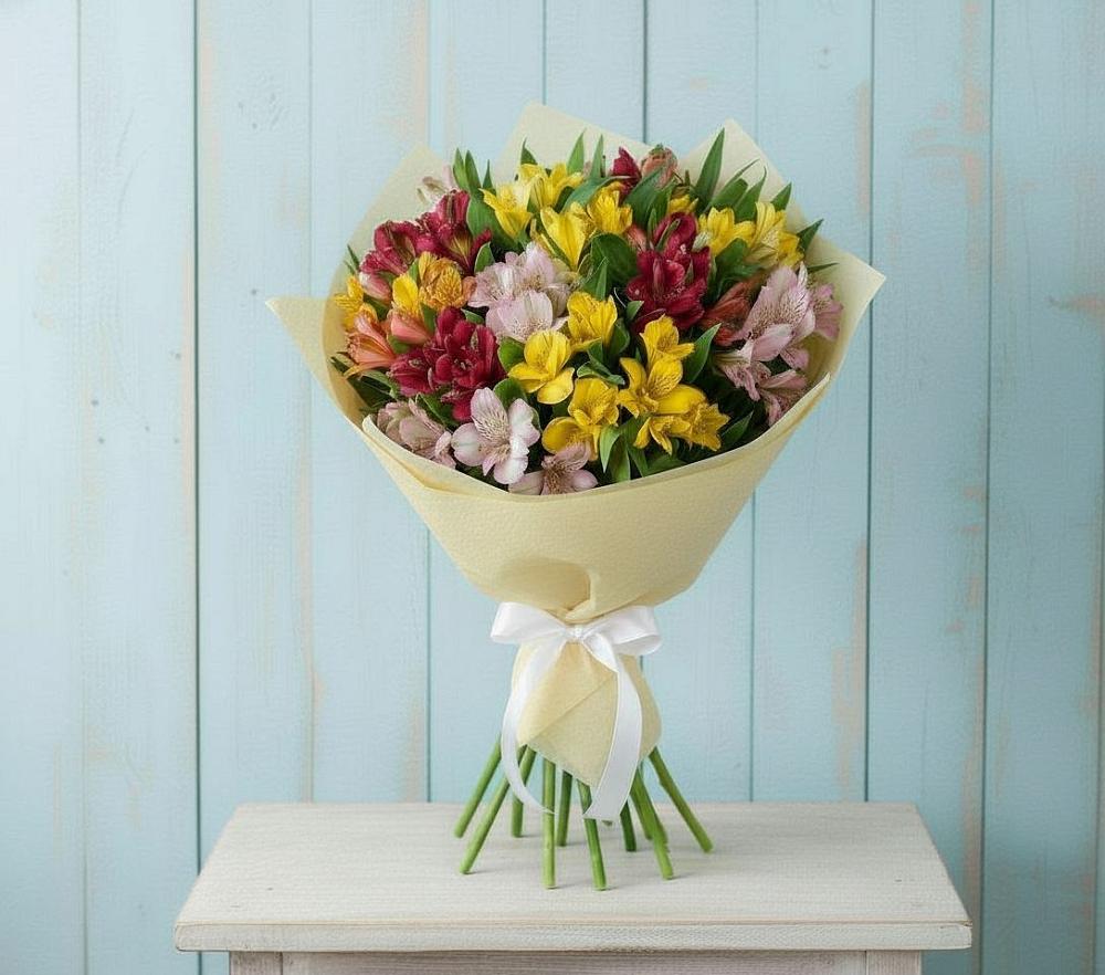 Букет цветов из: Альстромерии в Армизонском