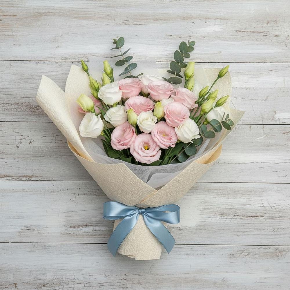 Букет цветов из: Лизиантусы в Армизонском